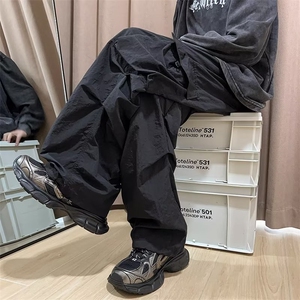 工装裤男日系复古高街痞帅冲锋裤多口袋降落伞休闲长裤AK7526-P40图片