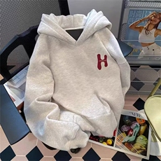 美式高街情侣装超好看卫衣男女秋休闲连帽外套衫S562P33，女装短外套，星座1112-1