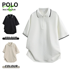 加大210斤可穿夏季新款休闲短袖T恤男宽松百搭POLO打底衫，男装Polo衫，星座1206（原A206）