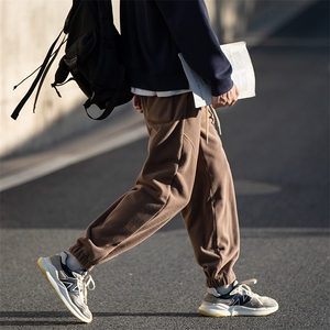 2024冬新款cityboy日系加绒加厚宽松束脚休闲运动裤 K253-P45控78图片