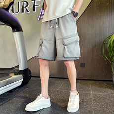 B340DK806P5878小伙风店主风高品质休闲百搭透气五分裤男，男装牛仔裤，电商B340