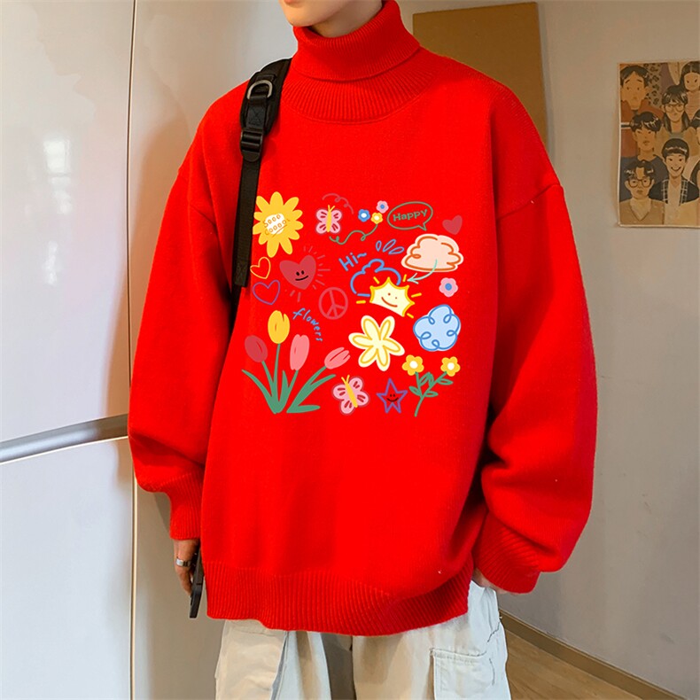控68高领毛衣男士大码内搭毛线衣男GM45319-P45加绒款-P65,男装针织衫/毛衣,电商A040