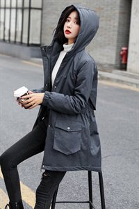 2020冬装新款显瘦时尚棉衣百搭保暖舒适棉服,女装棉衣/棉服,姿萝菲