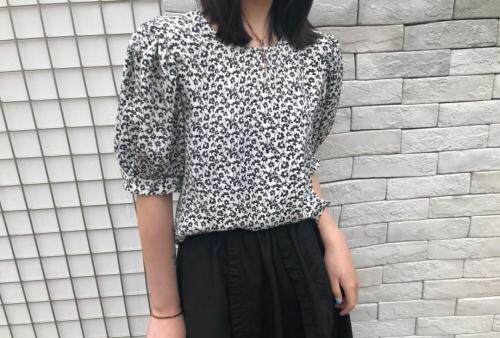 碎花小衫，女装，橙色恋人