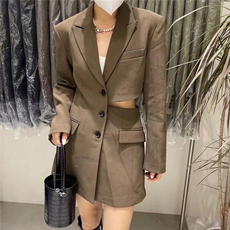 秋冬西装裙，女装西装，素凡 SU·FAN