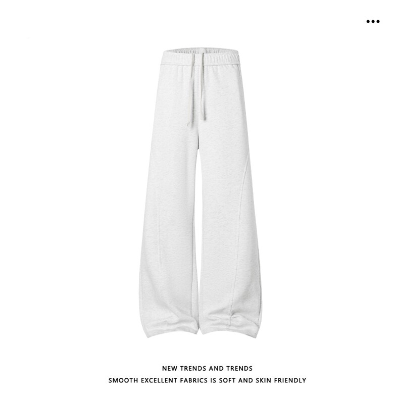 S-5XL慵懒美式设计感时尚直筒宽松长裤JHTP02:1739，男装休闲裤，星座718-1