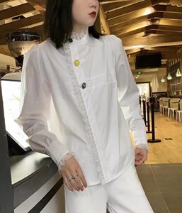 现货：立领花边衬衣，其它，金川古韵(4F)