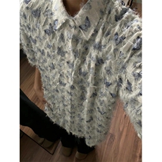 DXC87LL-特P38cleanfit彩色蝴蝶短袖衬衫男高级感痞帅衬衣，男装T恤，星座1007（原301D）