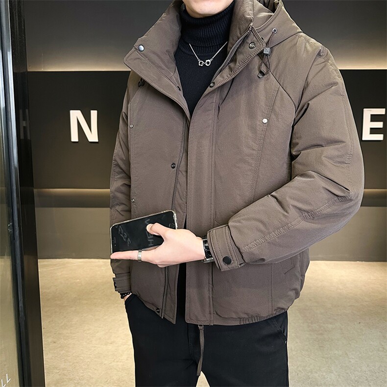 标50绒冬季休闲男士连帽羽绒服保暖外套8531-P225(控券后328)，男装羽绒服，电商B338