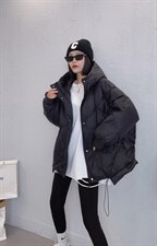 韩版休闲设计款羽绒服，女装羽绒服，那简