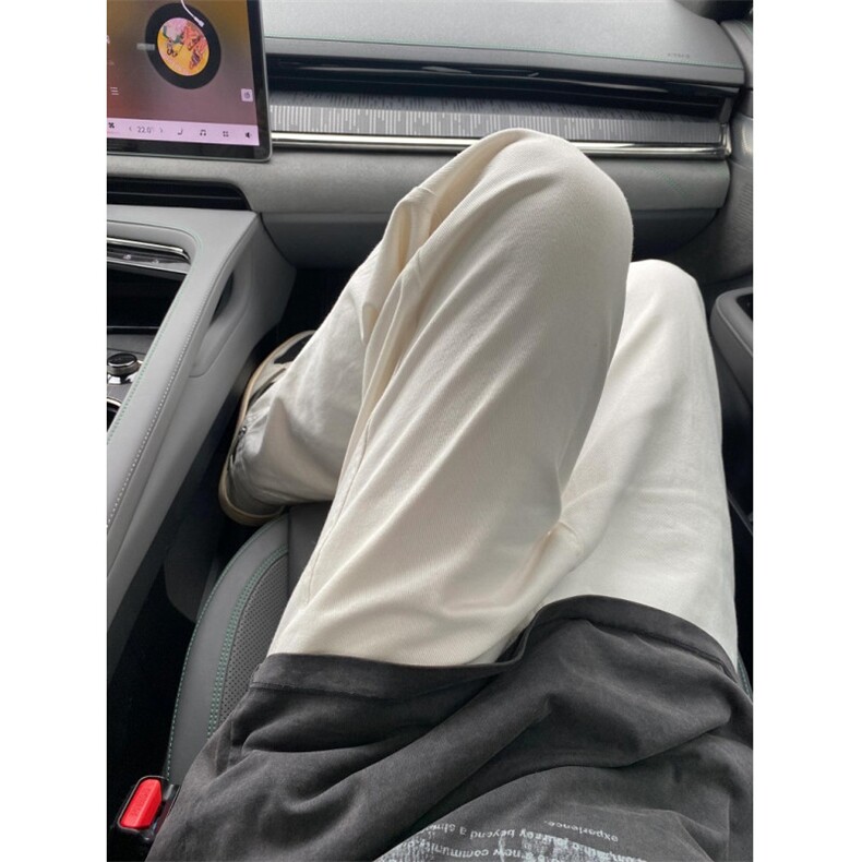 男士复古高街潮牌纽扣腰直筒阔腿休闲裤时尚长裤子NC77,男装休闲裤,星座1116A（原606A-3）