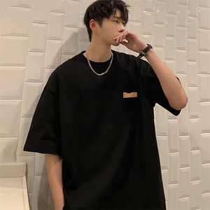 麂皮绒短袖t恤男大码半袖男 JD82293-P25图片
