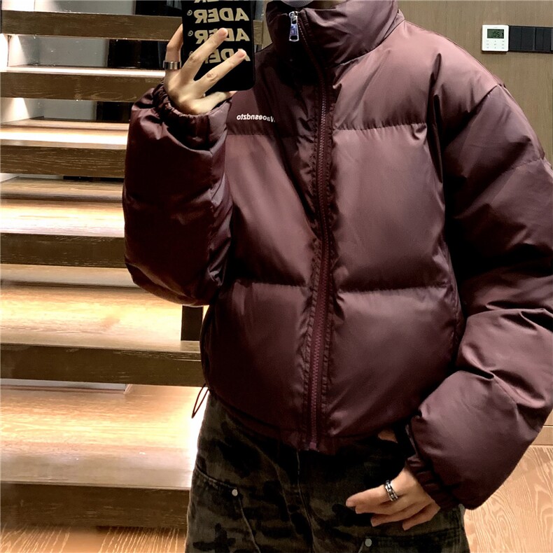 冬装安德拉红中性短款面包服棉衣男女情侣冬季棉服外套S279-P108,男装棉衣,电商A233-1