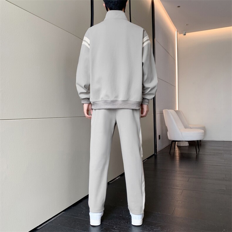 TH881-P80男生套装学生夹克青少年上衣开衫大童裤子外套,男装休闲套装,星座507A（原星座306B-2）