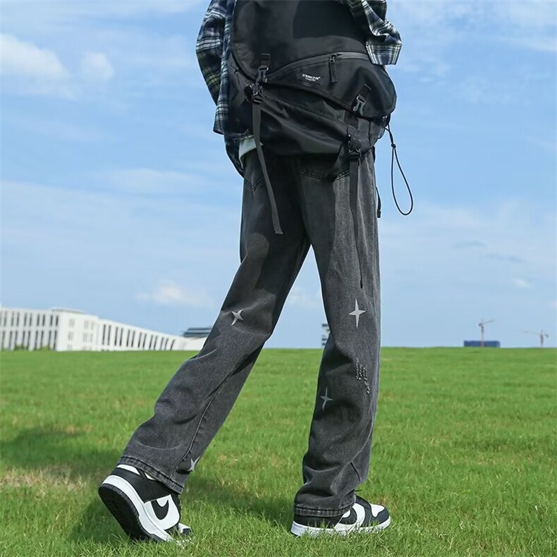 2024美式牛仔裤男款直筒长裤潮 N6252 P42图片
