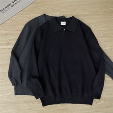 1506A/G31800/P52秋冬新款开衫毛衣美式复古休闲慵懒风1，男装针织衫/毛衣，星座1506A