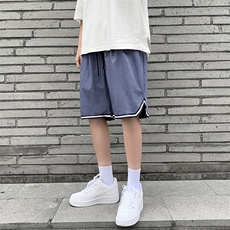 篮球运动短裤男士夏季薄款外穿中裤美式休闲五分裤子DK061-P25，男装休闲裤，星座308B-1