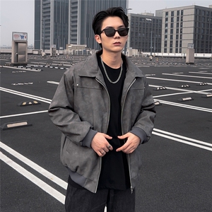 冬季加厚加棉男士皮棉衣翻领夹克棉服棉袄A266-MYPY010-P90特批图片