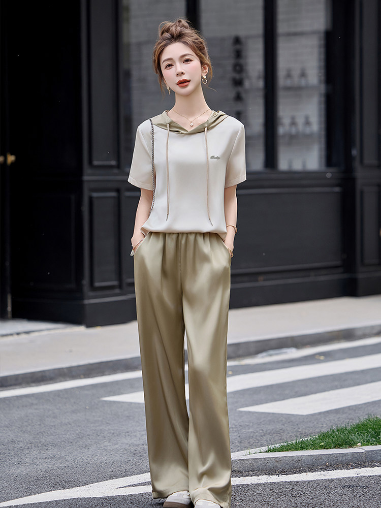 尚套装裤2025女夏轻奢高级感减龄洋气漂亮一整套ZM25509中年妈妈,女装套装/套裙,芷墨服饰