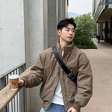 冬季新款ins加厚面包服棉衣男韩版宽松棒球领保暖棉服外套潮JKR02，男装棉衣，星座516A