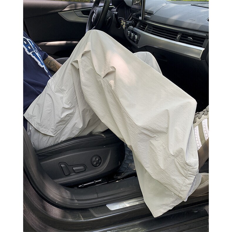 夏季防晒速干微弹抽绳伞兵工装休闲裤XZ604-K208-特P35控68,男装防晒衣,星座604