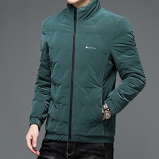 B-N6653冬季男士羽绒服外套男装立领修身白鸭绒保暖潮流帅气P186图片