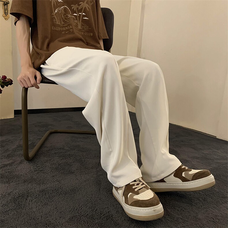 XZ213-DK13-P45控58港风大码纯色质感系带休闲运动裤男长裤，女装休闲裤，星座213