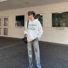 美式高街牛仔裤男韩版潮流修身帅百搭2026夏秋ins长裤RK2871-P66，男装牛仔裤，星座412-3