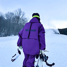 冬季潮流加厚银狐绒单板滑雪服男大码防水防风外套M25-P175控238，女装短外套，电商A001