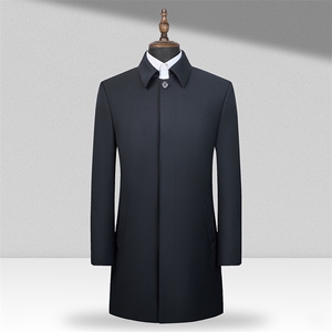 BJ8083四季款新款男士礼服西装修身商务休闲男装风衣两件套装图片