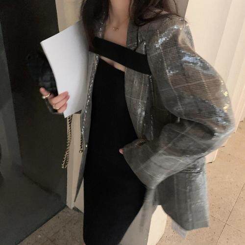 86116织带亮片西装，女装西装，XTZ style