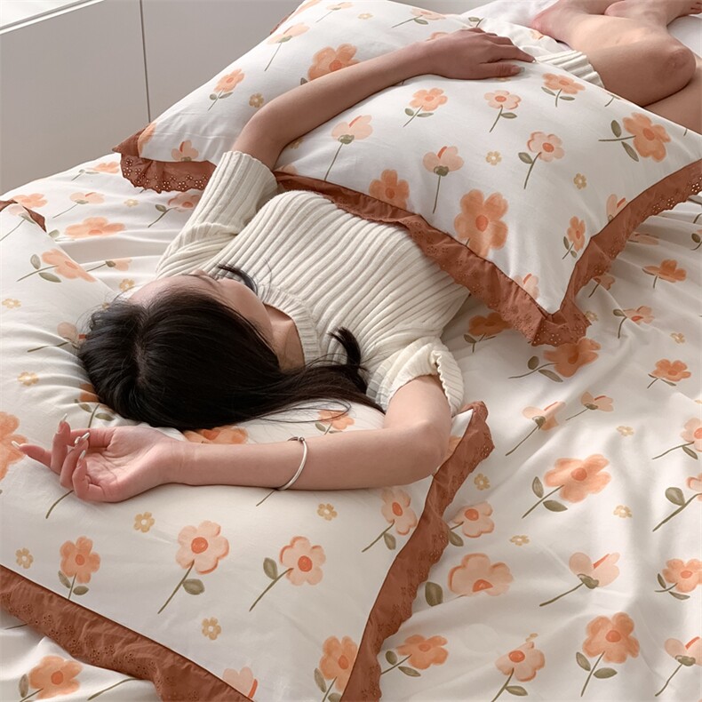 2023新款A类法式花边棉麻夏被,女装被套/被芯,一起卖家纺