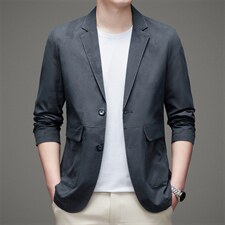 男士西装春季西服男单件上衣2023新款中青年男士春装单西外套便西图片