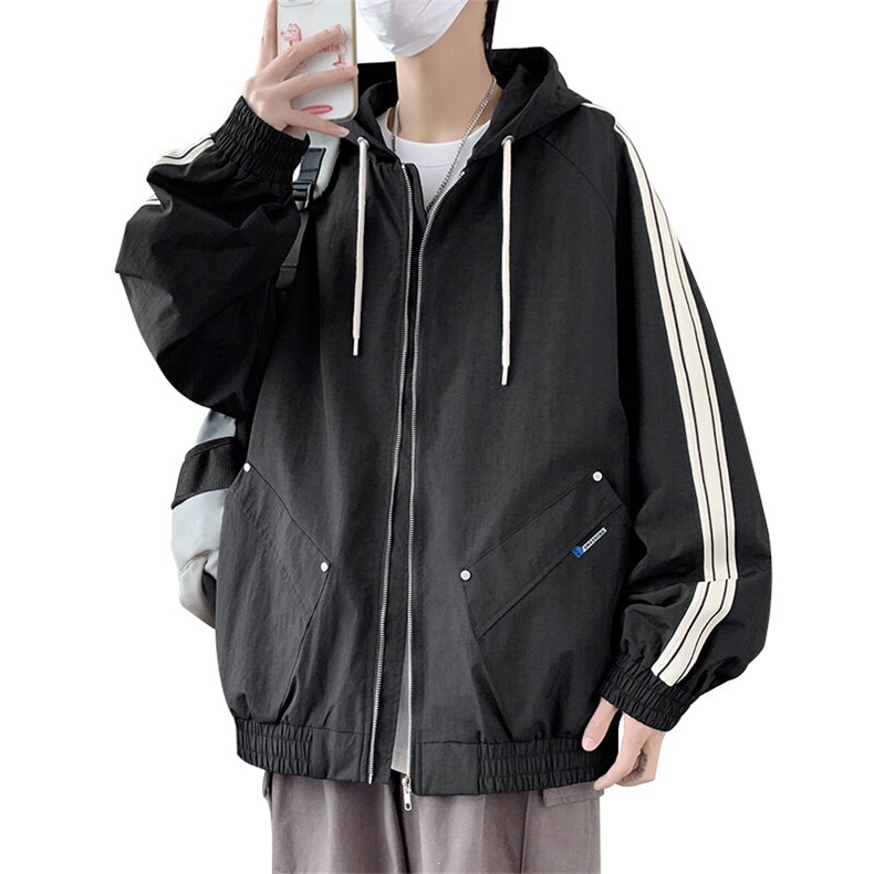 现货8507-P70大码控118春季大码户外连帽夹克外套,男装夹克,星座209