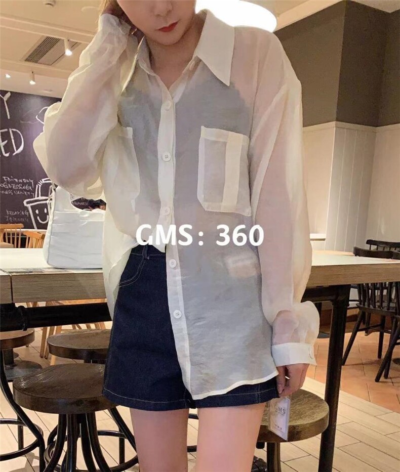 韩版衬衫，女装衬衫，歌玛索 GMS