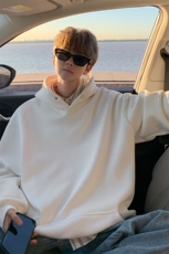 8XL-M美式连帽卫衣男高级感外套hiphop特大码上衣潮WY10P55控78，男装卫衣，电商D206-1