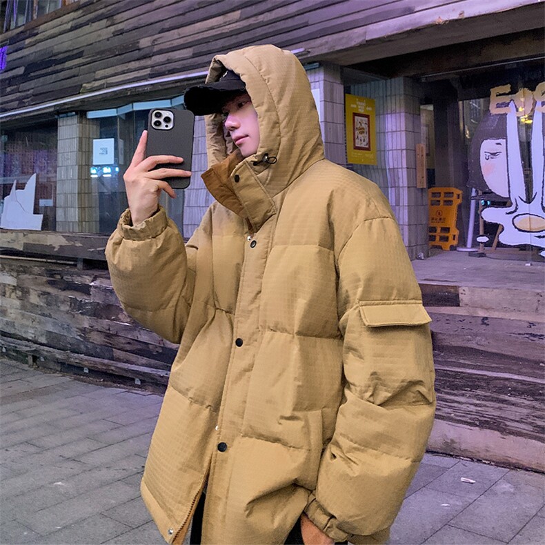 冬季新款90%绒羽绒服设计感肌理保暖外套情侣D5560-TP190278,男装羽绒服,电商A102