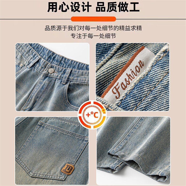 男宽松百搭2026春季新款美式复古潮牌休闲水洗长裤子K6629-P52,男装休闲裤,星座610（原A335）