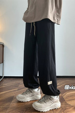 XZ616早秋季新款菠萝格贴标休闲裤TY912M-5XLP35控48，男装休闲裤，星座512A（原616）