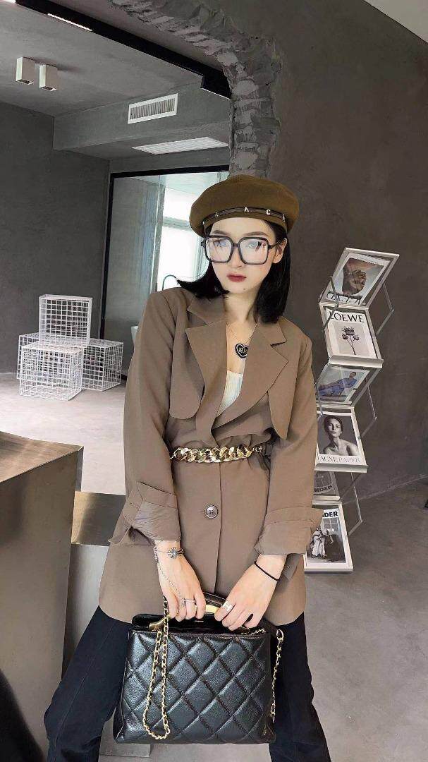 链条收腰西装21Q-012，女装西装，红衣情缘