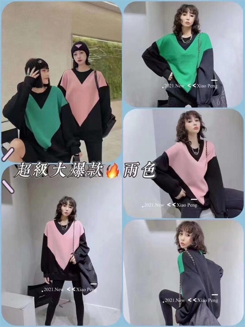 卫衣，女装卫衣/绒衫，Waves smile