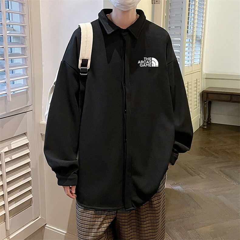 控58加厚加绒衬衫男大码长袖衬衣男外套HC79232-P38加绒款-P48,男装衬衫,电商A040