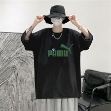 Q11227-P30春夏季七分袖t恤男大码五分袖男短袖中袖大皂风，男装T恤，电商A040