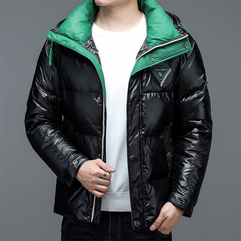 冬季新款羽绒服男士可脱卸帽青年厚款保暖上衣男装休闲白鸭绒外套,男装羽绒服,电商B212（原钱塘6029）