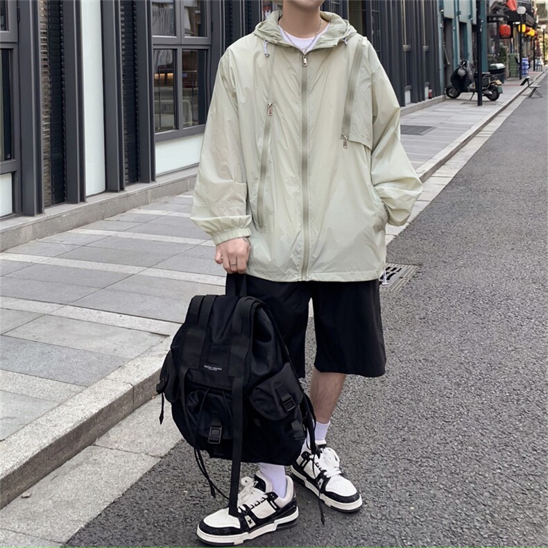 F8079/P65防晒指数UPF50+有报告防紫外线防晒服男外套防晒衣图片