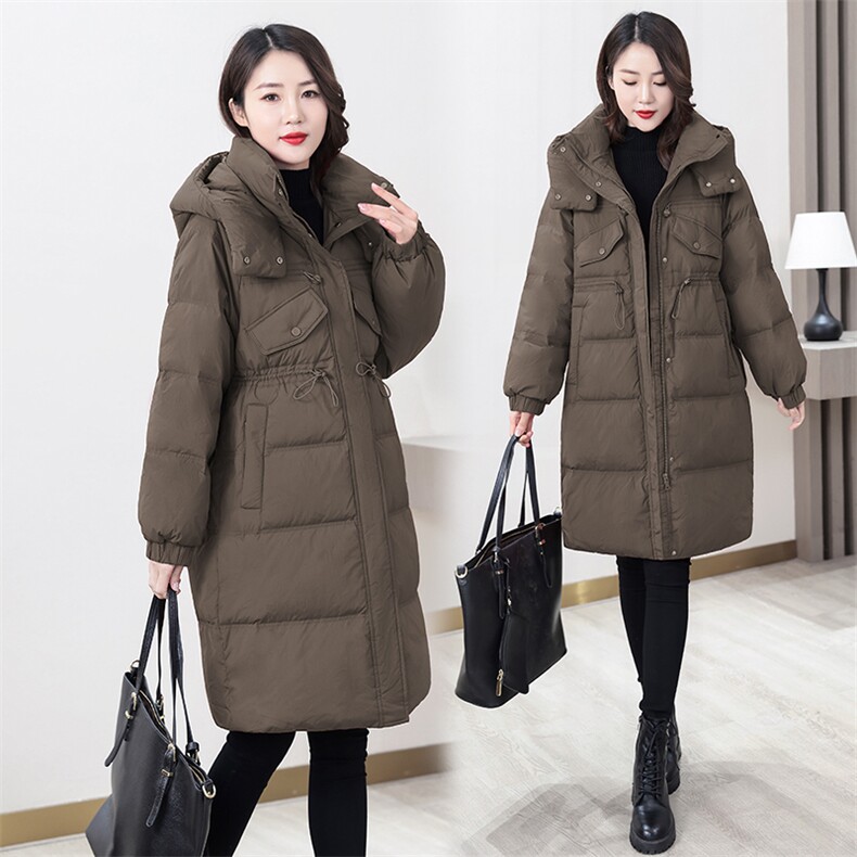 2024新款时尚潮流女装长款羽绒服保暖显瘦大码外套,女装羽绒服,凯瑟曼