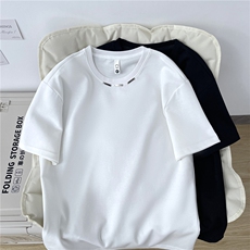 新款短袖t恤男夏季韩版半袖上衣港风宽松休闲潮牌体恤衫T0584-P36，男装T恤，星座308B-2