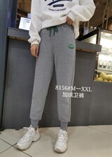 百搭款牛奶丝加绒卫裤M一XXL，女装休闲裤，简 影