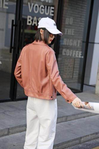 春季新款街头超飒皮衣，女装皮衣，茗格拉