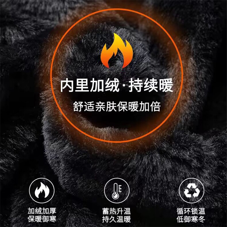 男装2024棉服连帽外套中老年人爸爸冬季新款休闲中年商务加厚棉袄,男装棉衣,电商B212（原钱塘6029）